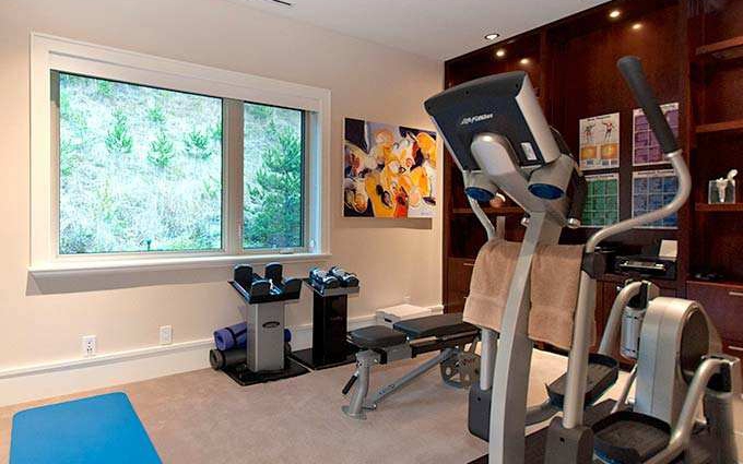 装修设计室内家庭健身房，让自己过上健康生活