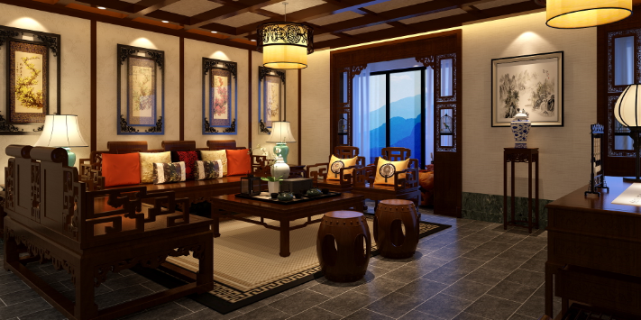 中式风格别墅客厅要怎么装修设计？经典、现代二选一