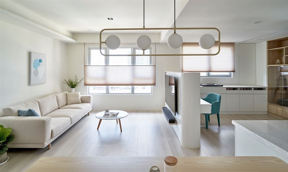 室内装修林雲凤凰城158平方米四居-现代简约风格室内设计家装案例