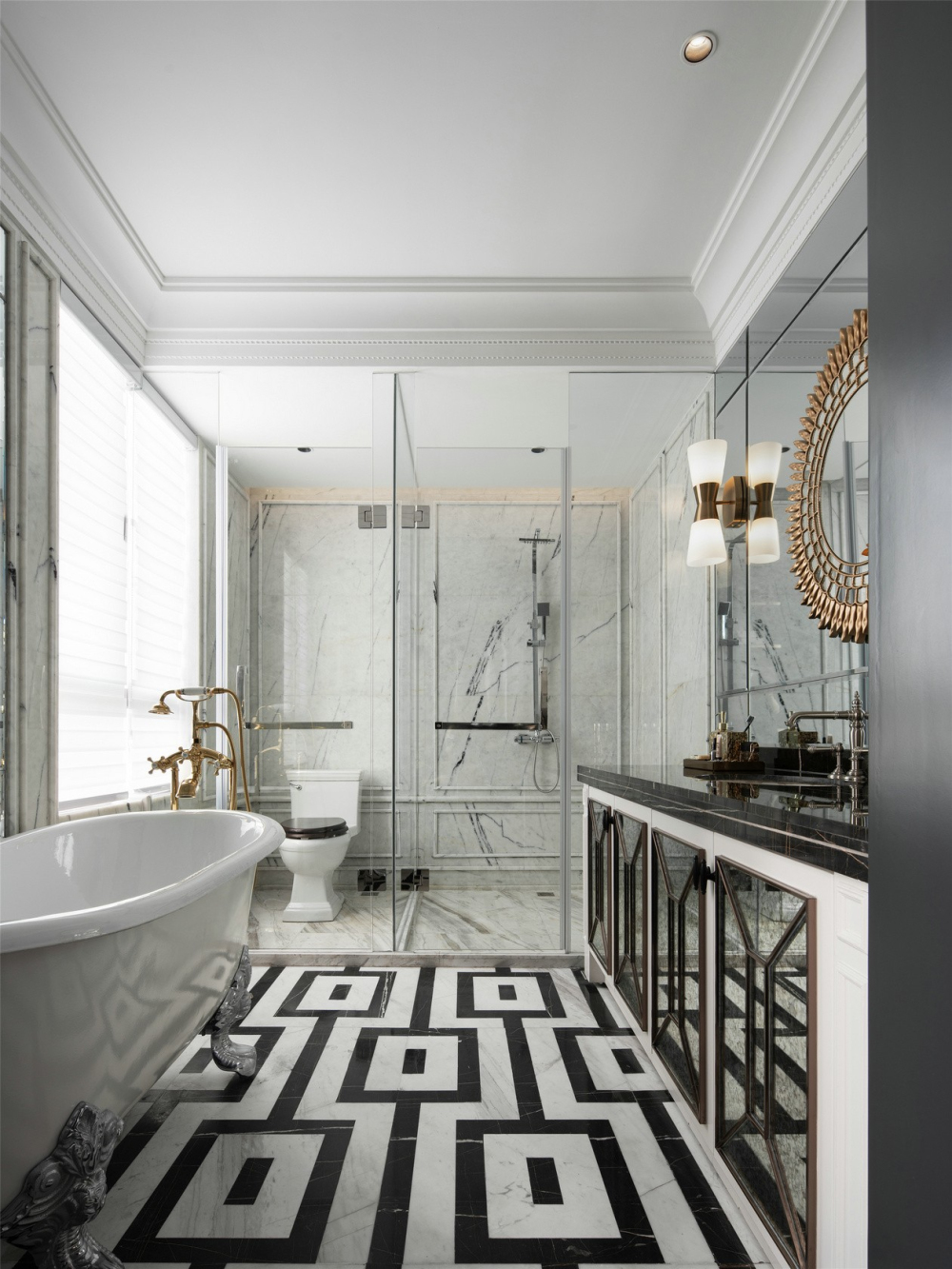 欧式古典风格别墅室内设计家装案例-卫生间