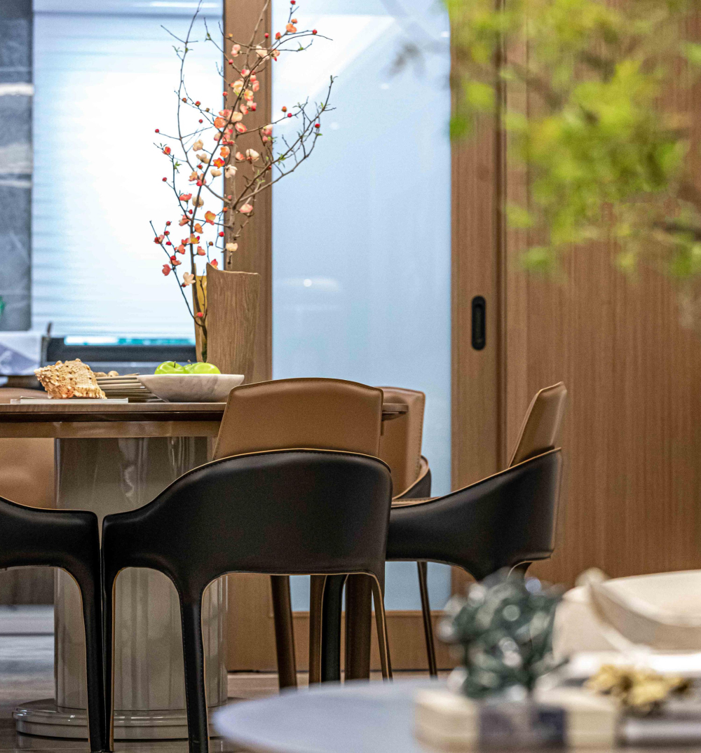 新中式风格室内设计家装案例-餐厅