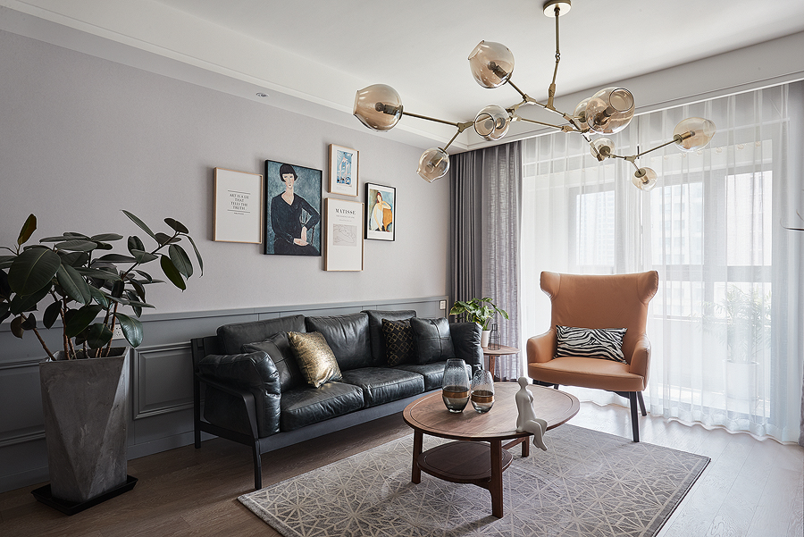 北欧风格室内设计家装案例-客厅沙发