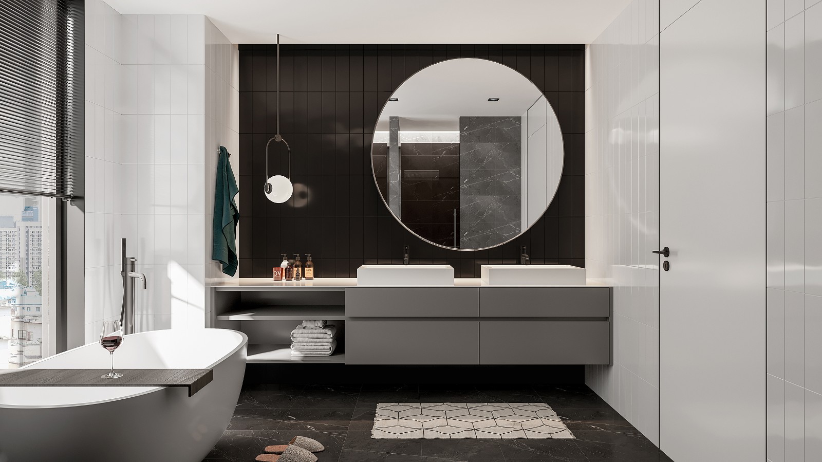 现代风格室内设计家装案例-卫生间