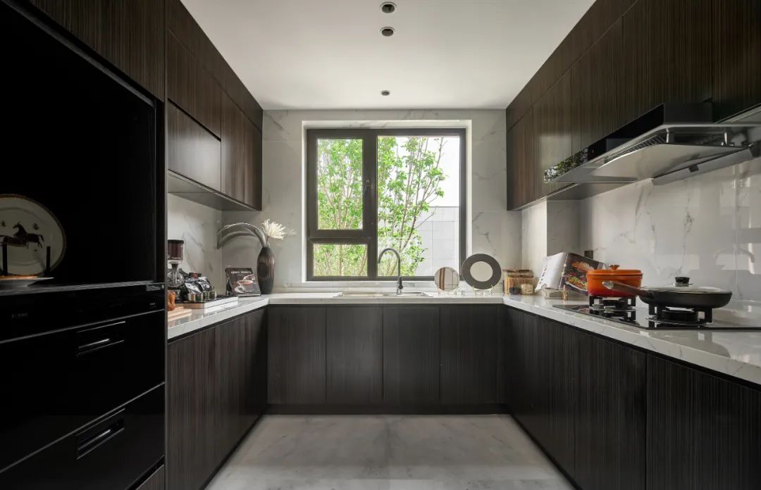美式摩登风格室内设计家装案例-厨房