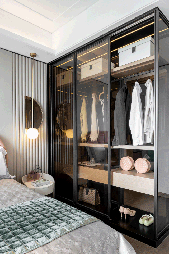 现代摩登风格室内设计家装案例-衣柜