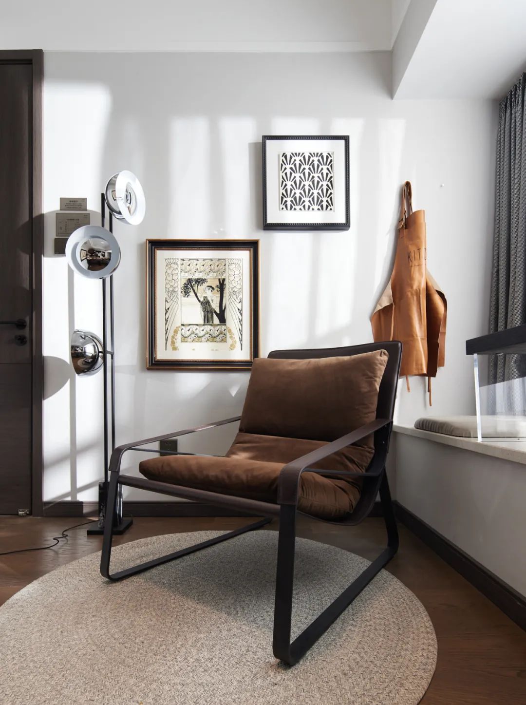 现代轻奢风格室内设计家装案例-休闲椅