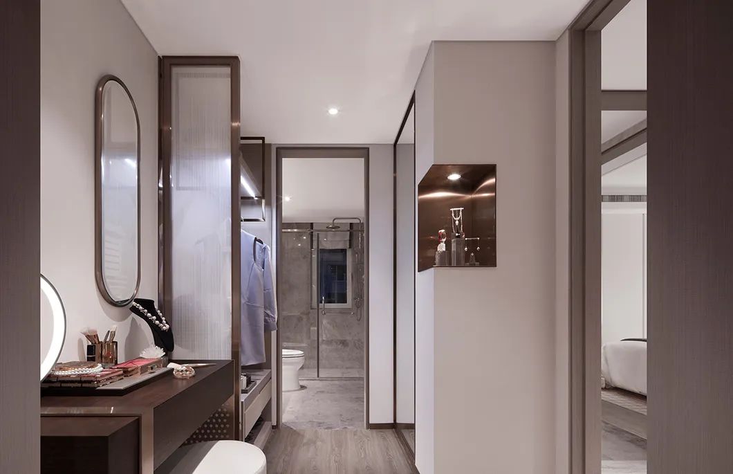 新中式风格别墅室内设计家装案例-梳妆台